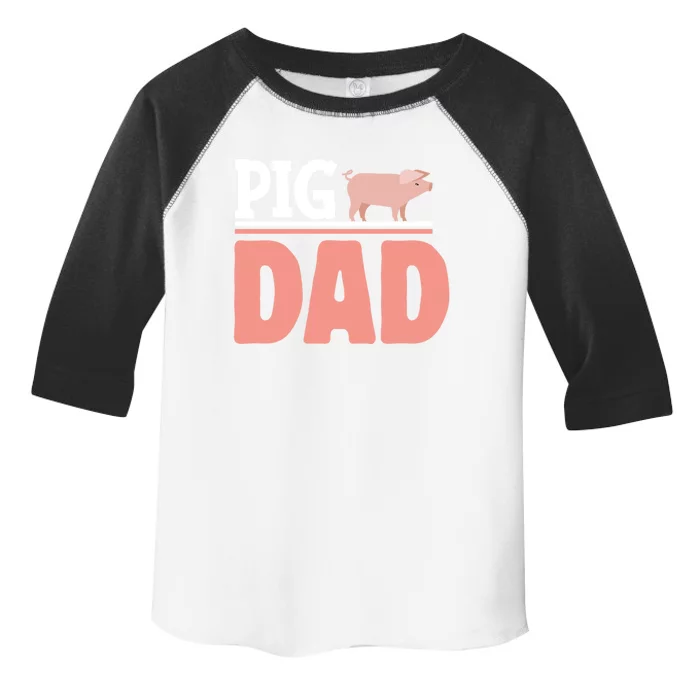 National Pig Day Pig Dad Gift Toddler Fine Jersey T-Shirt