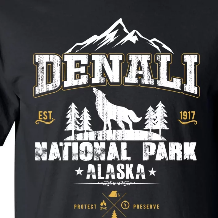 National Park Denali Alaska Tall T-Shirt