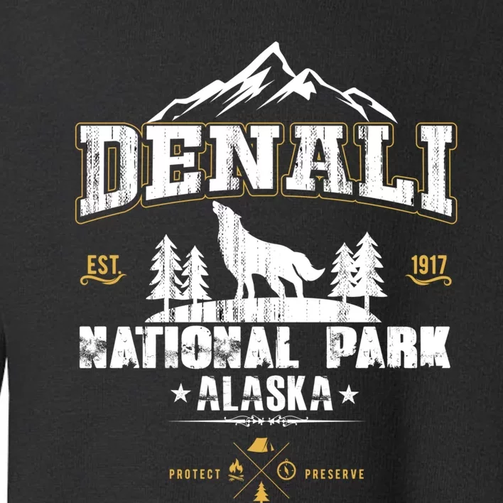 National Park Denali Alaska Toddler Sweatshirt