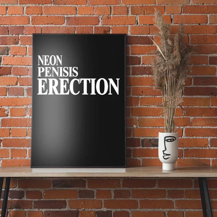 Neon Penisis Erection Poster