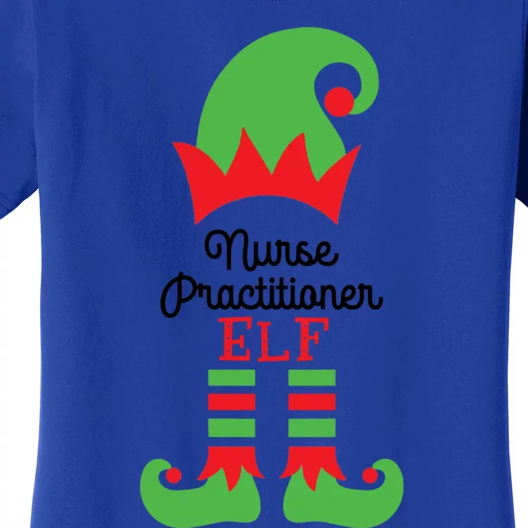 Nurse Practitioner Elf Nurse Costume Christmas 2020 Gift Women's T-Shirt