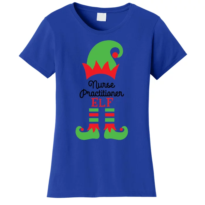 Nurse Practitioner Elf Nurse Costume Christmas 2020 Gift Women's T-Shirt