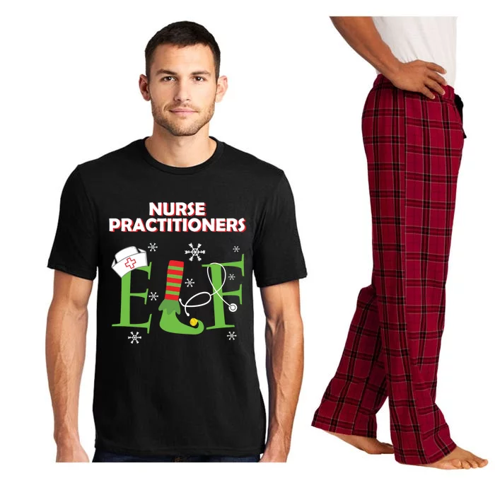 Nurse Practitioners Elf Christmas Matching Group Costume Cool Gift Pajama Set