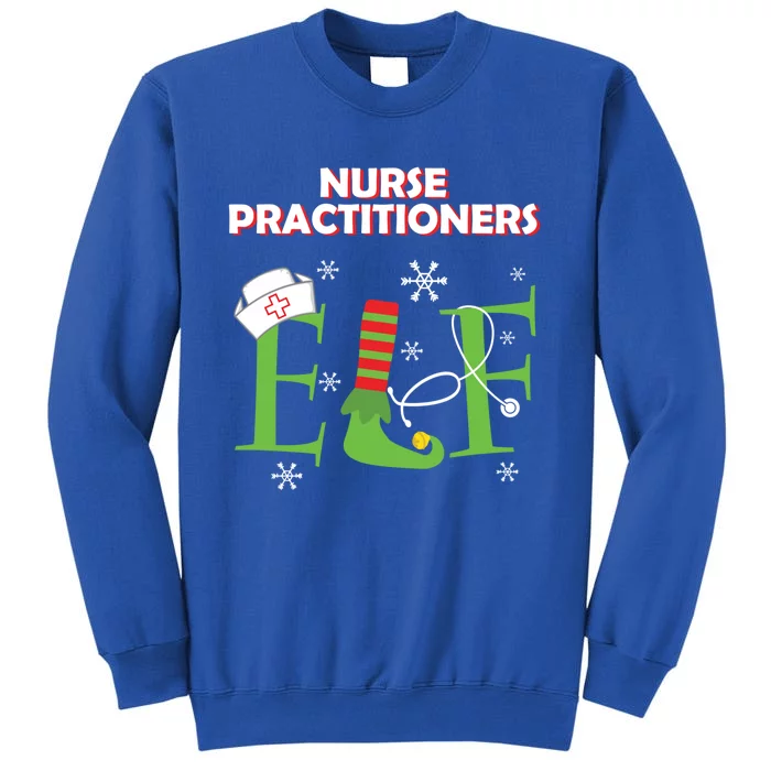 Nurse Practitioners Elf Christmas Matching Group Costume Cool Gift Sweatshirt