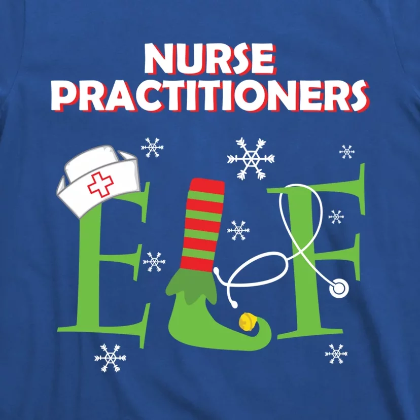 Nurse Practitioners Elf Christmas Matching Group Costume Cool Gift T-Shirt