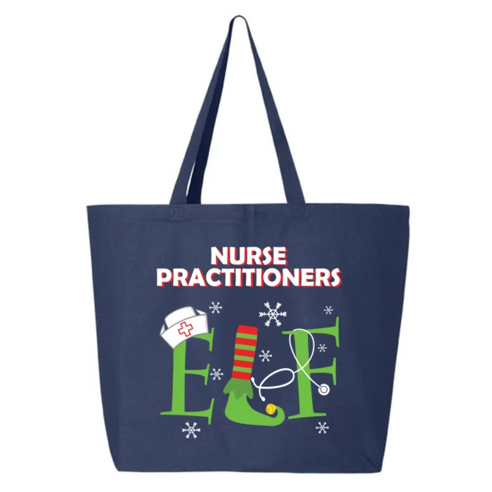 Nurse Practitioners Elf Christmas Matching Group Costume Cool Gift 25L Jumbo Tote