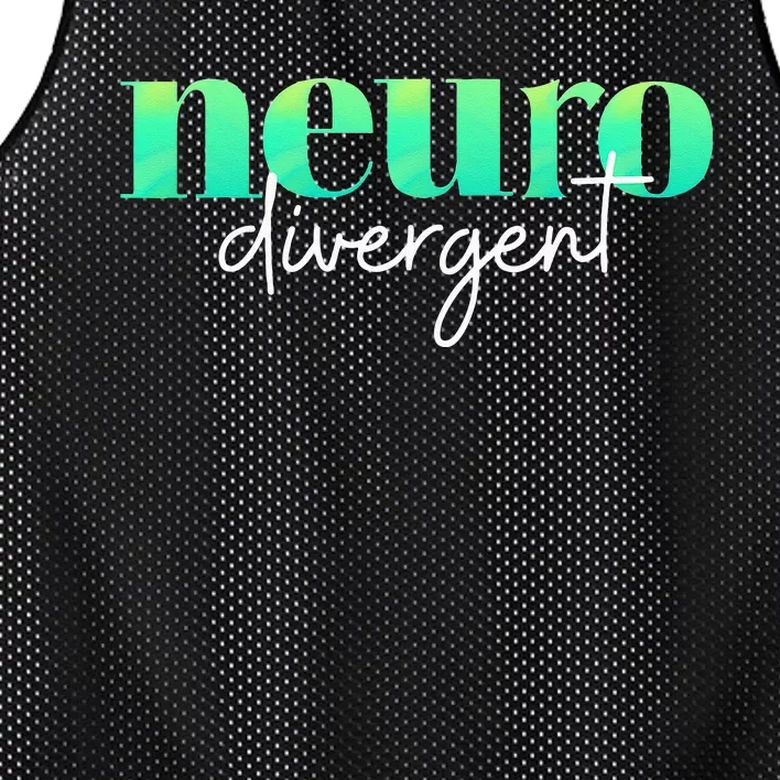 Neurodivergent Pride For Autism ADHD And ASD Awareness Mesh Reversible Basketball Jersey Tank