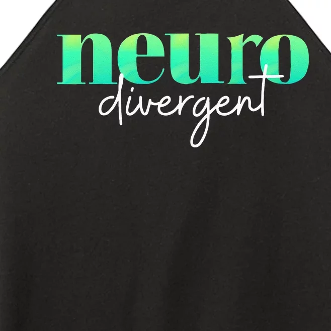 Neurodivergent Pride For Autism ADHD And ASD Awareness Women’s Perfect Tri Rocker Tank