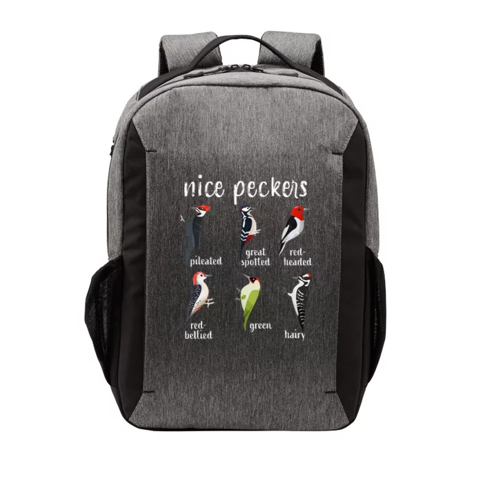 Nice Peckers Funny Birds Birdwatching Ornithology Vector Backpack