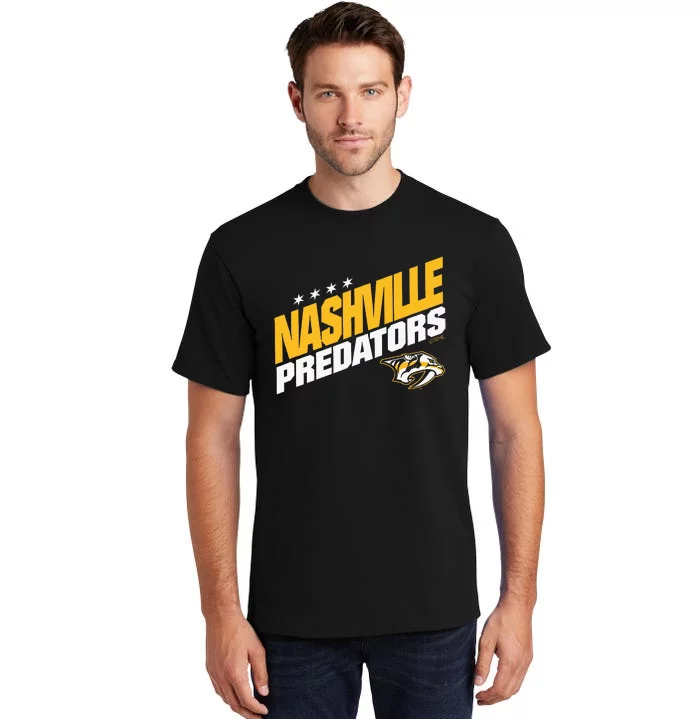 Nashville Predators Fuel Blue Officially Tall T-Shirt