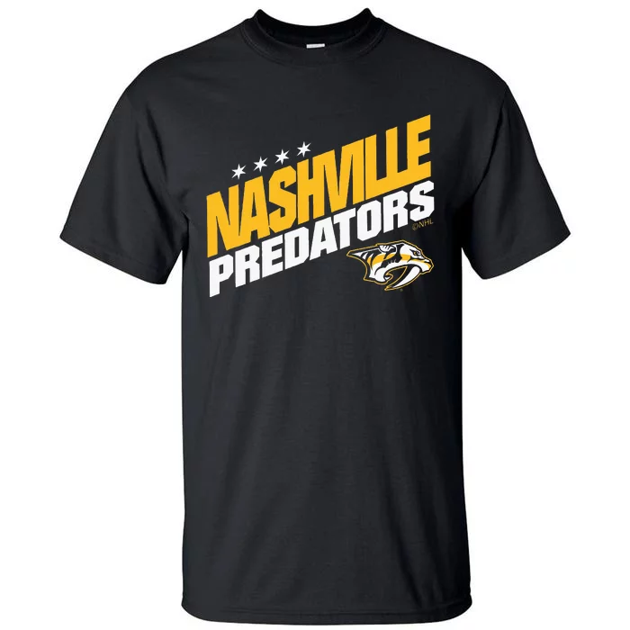 Nashville Predators Fuel Blue Officially Tall T-Shirt