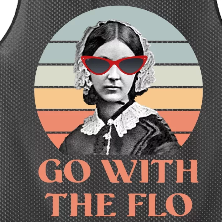 Nurse Practitioner Florence Go With The Flo Mesh Reversible Basketball Jersey Tank