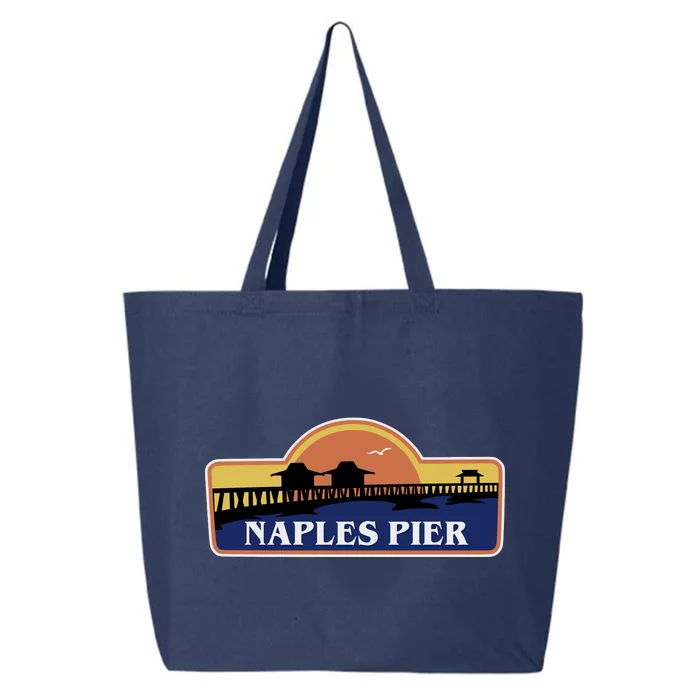 Naples Pier Florida 25L Jumbo Tote