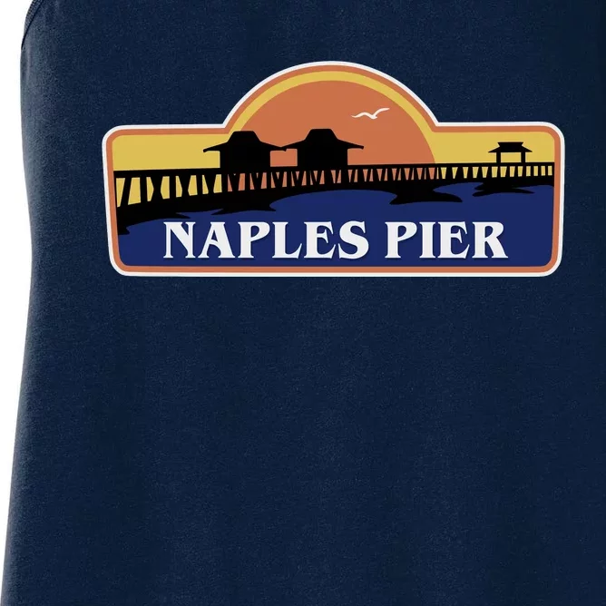 Naples Pier Florida Women's Racerback Tank