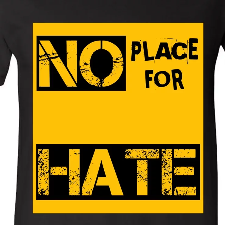 No Place For Hate V-Neck T-Shirt