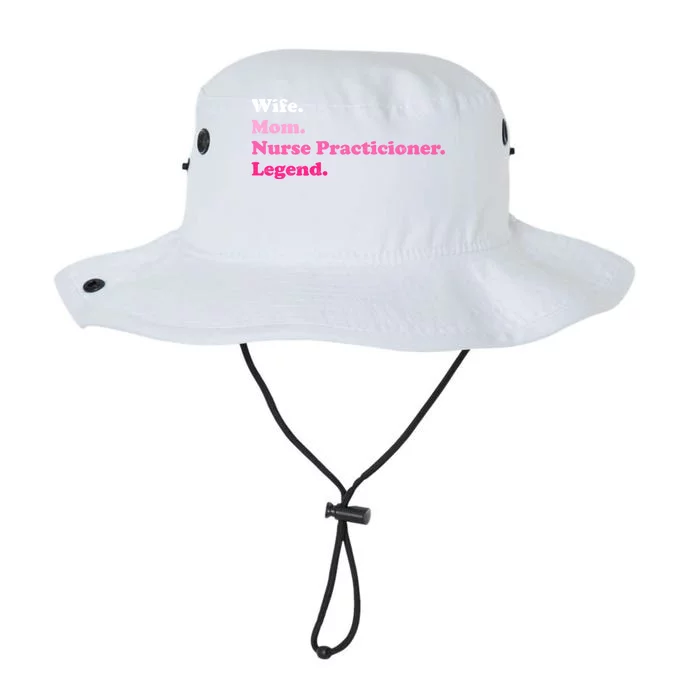 Nurse Practitioner For Mom Or Wife For Mothers Day Gift Legacy Cool Fit Booney Bucket Hat