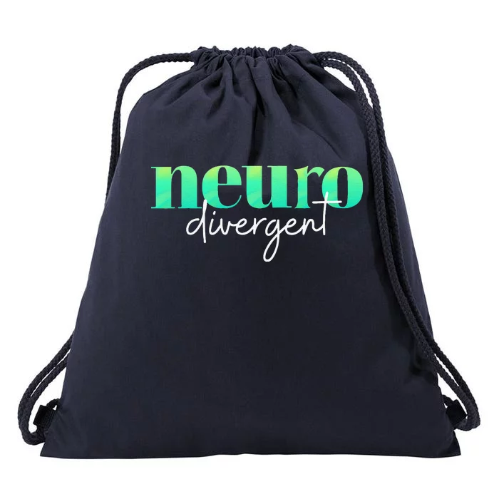 Neurodivergent Pride For Autism ADHD And ASD Awareness Drawstring Bag