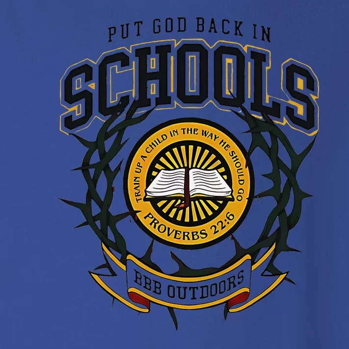 Nice Put God Back In Schools Bbb Outdoors Toddler Long Sleeve Shirt