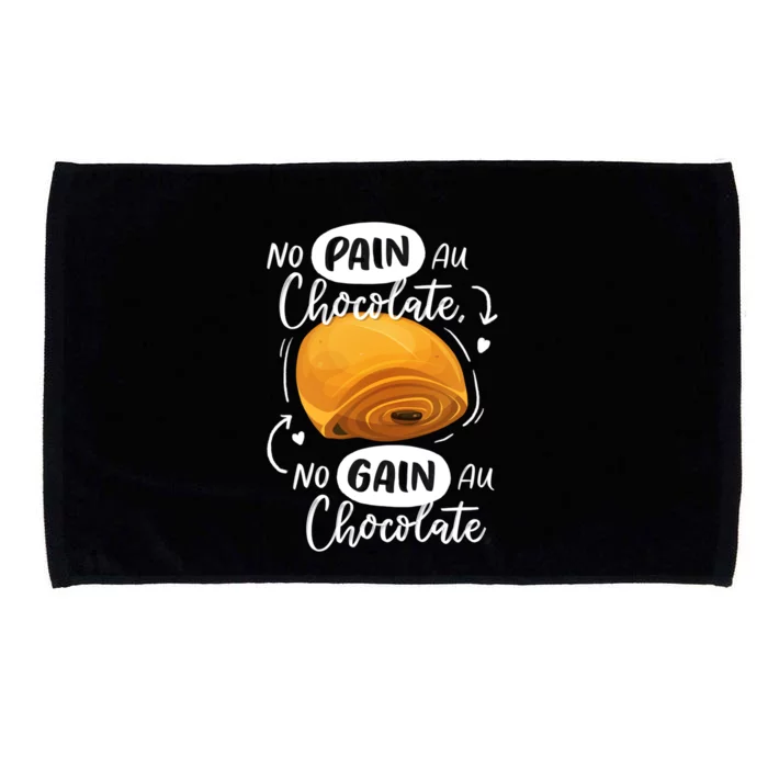 No Painfunny Giftaufunny Giftchocolat No Gainfunny Giftaufunny Giftchocolat Gift Microfiber Hand Towel