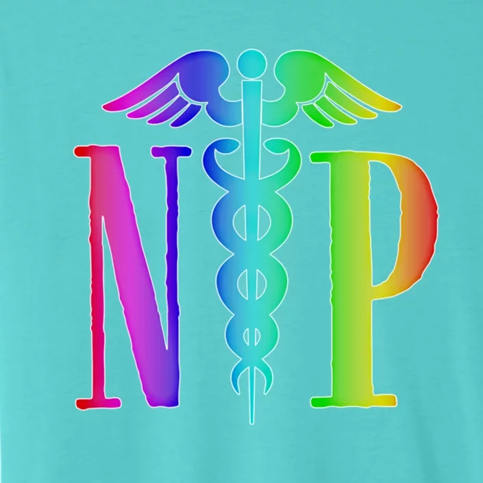 Nurse Practitioner Gift Caduceus Np Degree Proud Nursing Gift ChromaSoft Performance T-Shirt