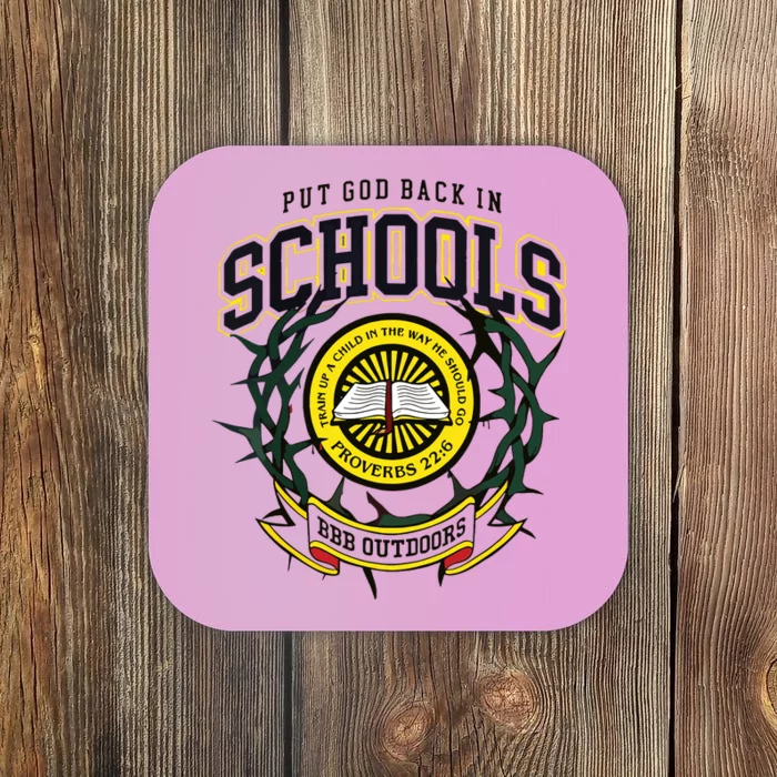 Nice Put God Back In Schools Bbb Outdoors Coaster