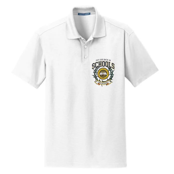 Nice Put God Back In Schools Bbb Outdoors Dry Zone Grid Performance Polo