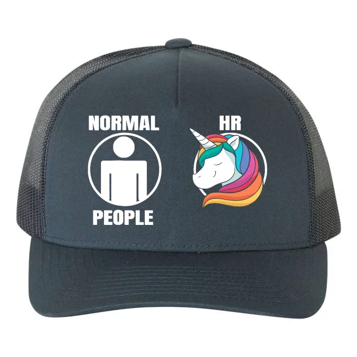 Normal People Hr Magical Unicorn Lover Hr Staff Manager Yupoong Adult 5-Panel Trucker Hat