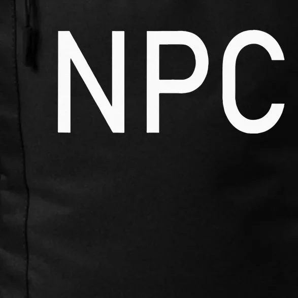 NPC Playing Halloween Funny LARP RPG Role Daily Commute Backpack