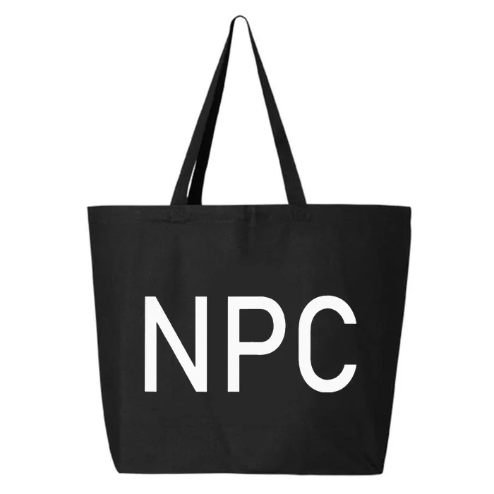 NPC Playing Halloween Funny LARP RPG Role 25L Jumbo Tote