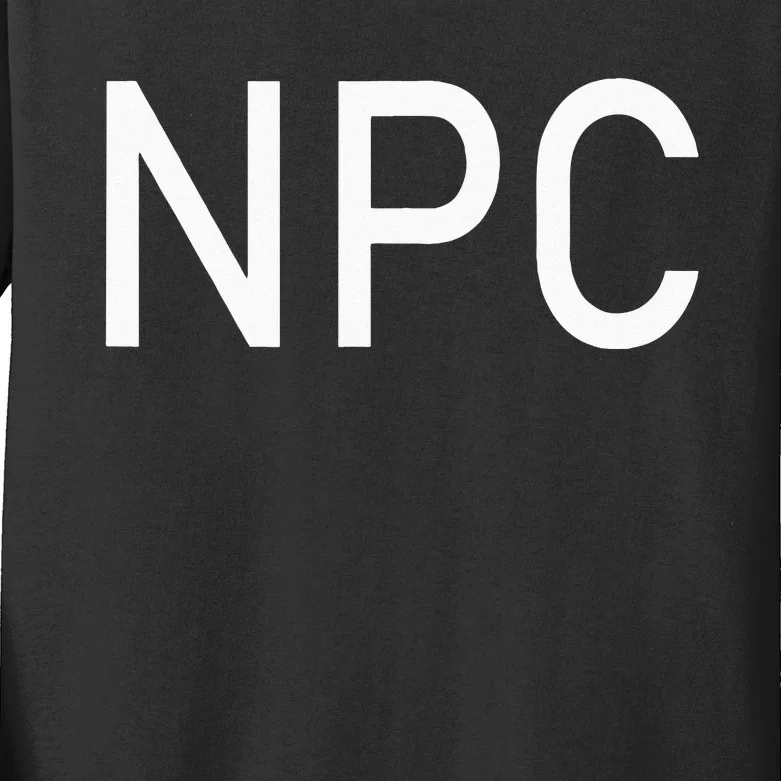 NPC Playing Halloween Funny LARP RPG Role Kids Long Sleeve Shirt