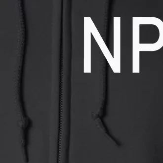 NPC Playing Halloween Funny LARP RPG Role Full Zip Hoodie