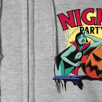 Night Party Halloween Full Zip Hoodie