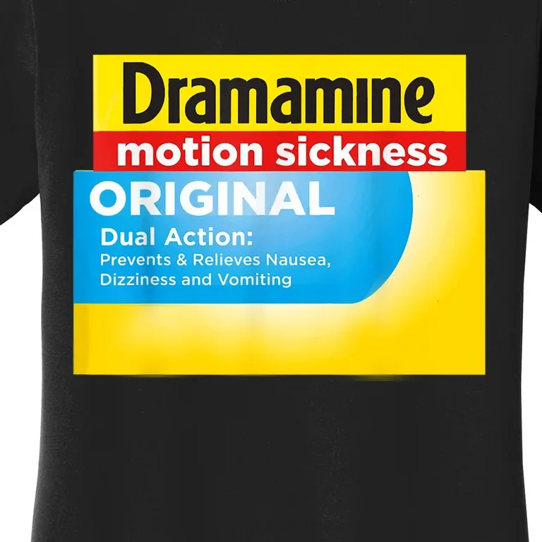 Nurse Pharmacy Halloween Costume Dramamine Motion Sickness Women's T-Shirt