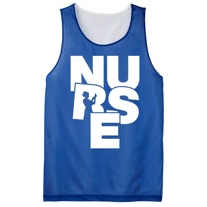 Nursing Profession Job Work Nurse Gift Mesh Reversible Basketball Jersey Tank