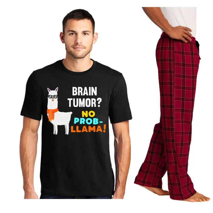 No Prob Llama Brain Tumor Survivor Recovery Get Well Gifts Pajama Set