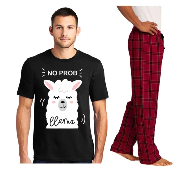 No Prob Llama Cute Funny No Drama Alpaca Lammacorn Pajama Set