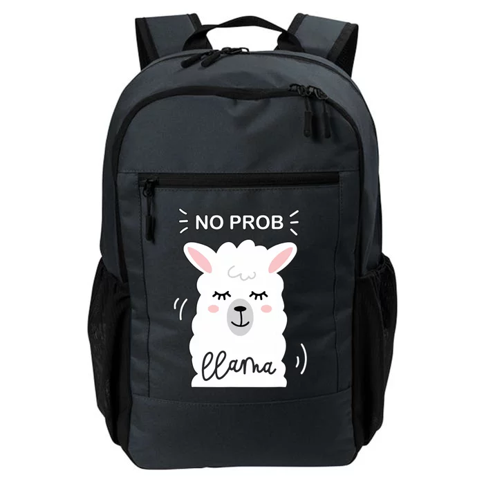 No Prob Llama Cute Funny No Drama Alpaca Lammacorn Daily Commute Backpack