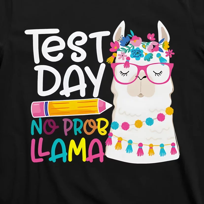 No Problem Llama Testing State Testing T-Shirt