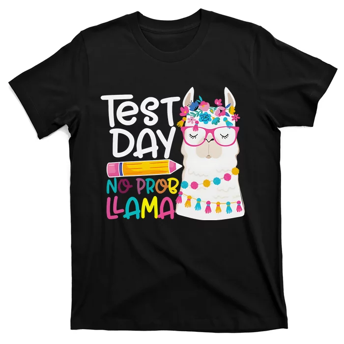 No Problem Llama Testing State Testing T-Shirt