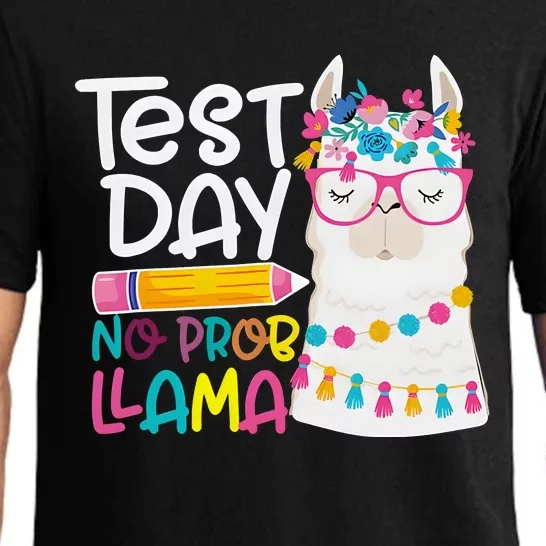 No Problem Llama Testing State Testing Pajama Set