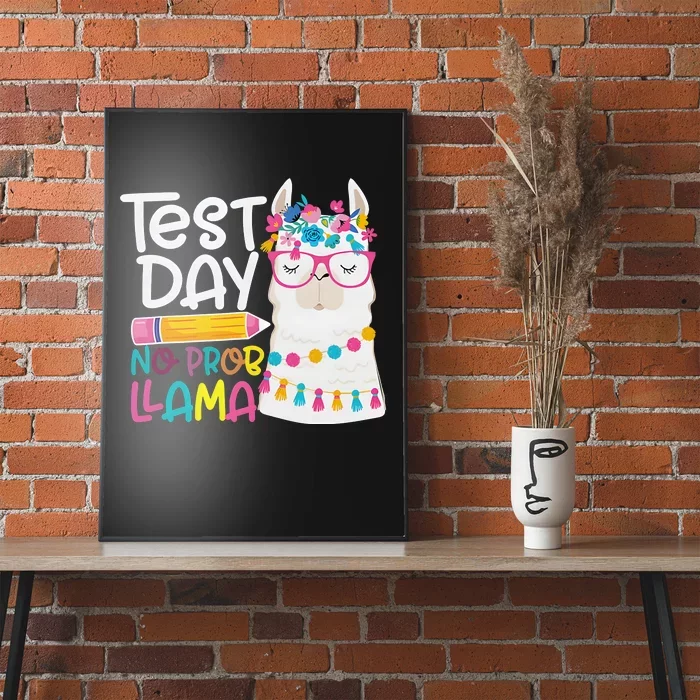 No Problem Llama Testing State Testing Poster