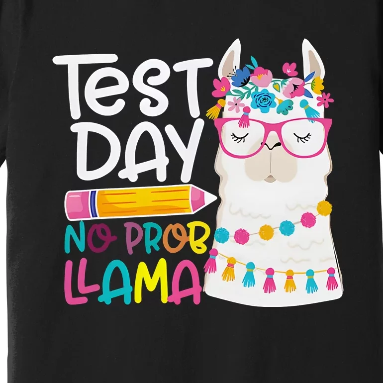 No Problem Llama Testing State Testing Premium T-Shirt