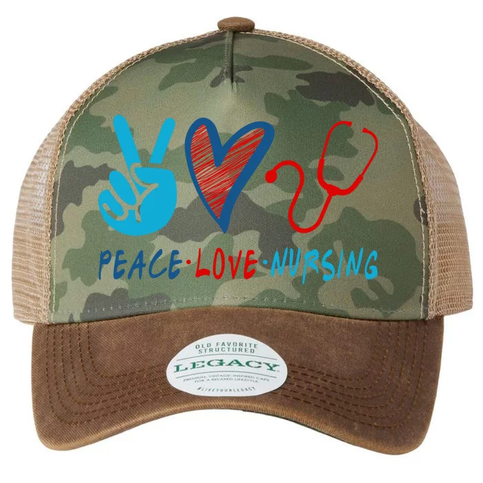 Nurse , Peace, Love, Nursing Legacy Tie Dye Trucker Hat