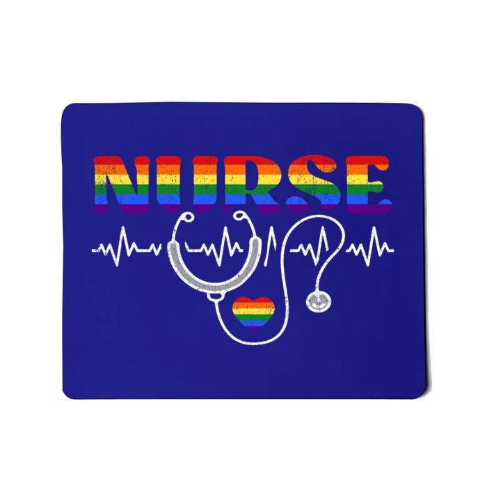 Nurse Pride Lgbt Great Gift Mousepad