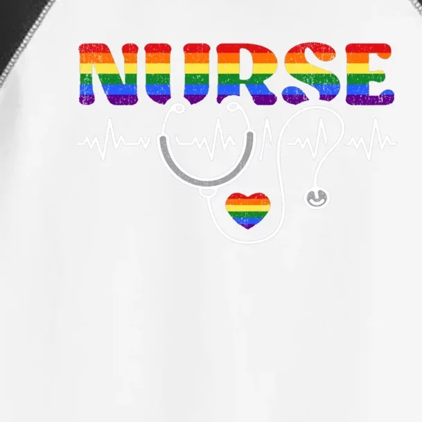 Nurse Pride Lgbt Great Gift Toddler Fine Jersey T-Shirt