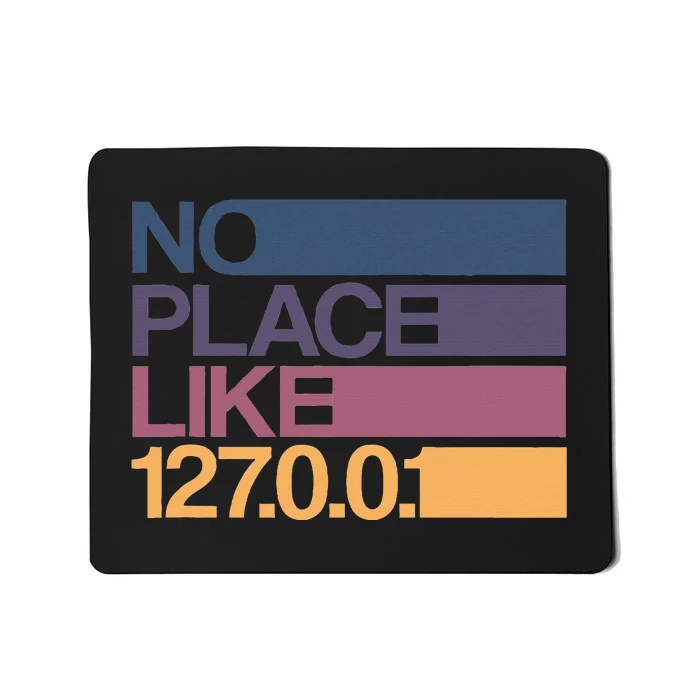 No Place Like 127.0.0.1 Localhost Geek Mousepad