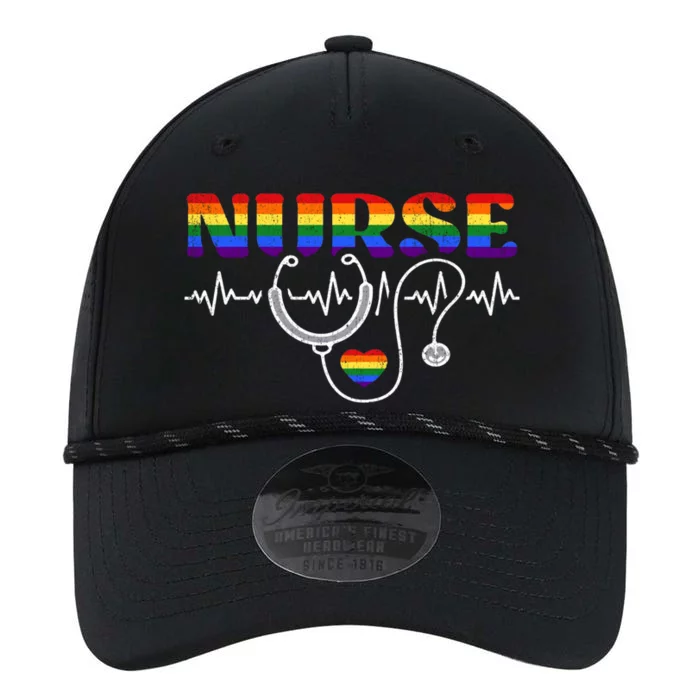 Nurse Pride Lgbt Gift Performance The Dyno Cap