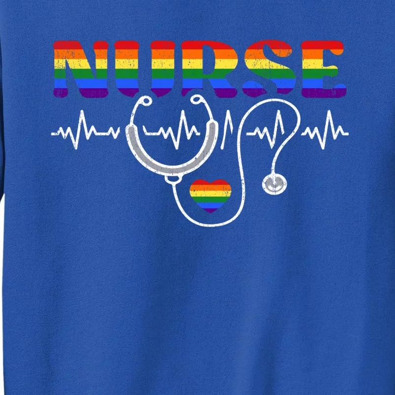 Nurse Pride Lgbt Gift Tall Sweatshirt