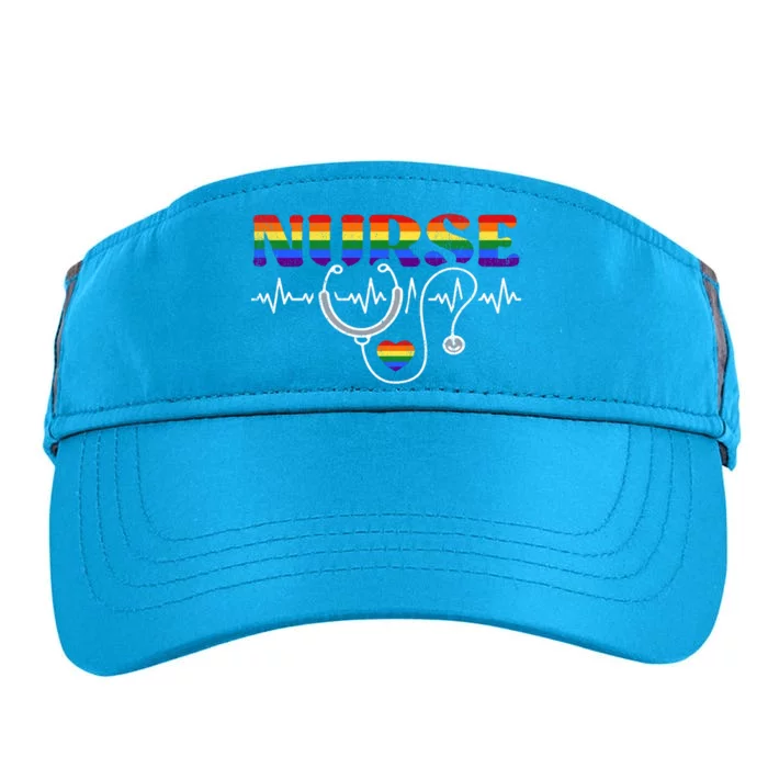 Nurse Pride Lgbt Gift Adult Drive Performance Visor