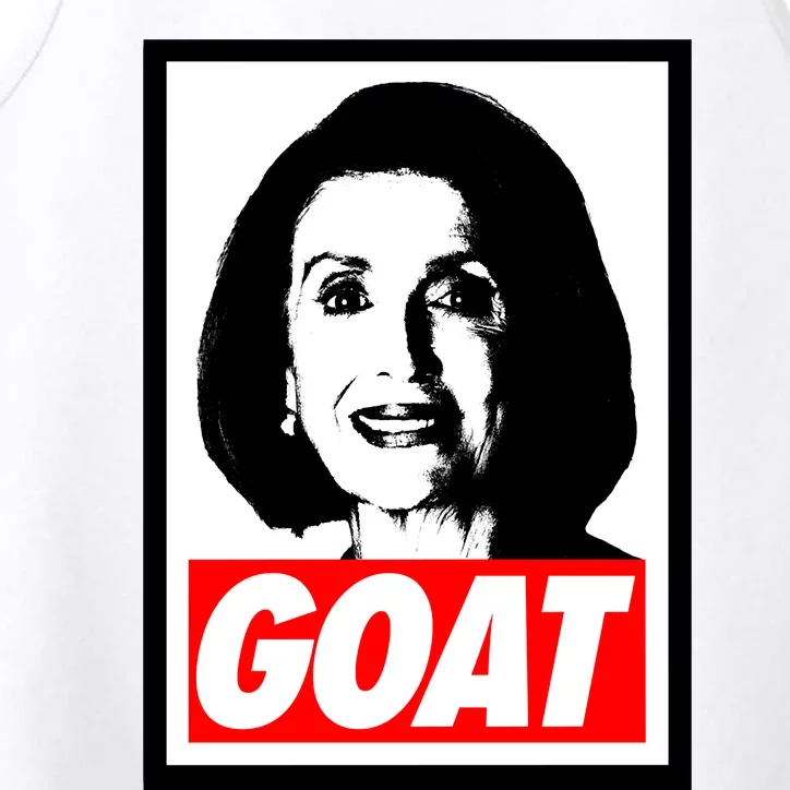 Nancy Pelosi Madam Speaker GOAT Performance Tank